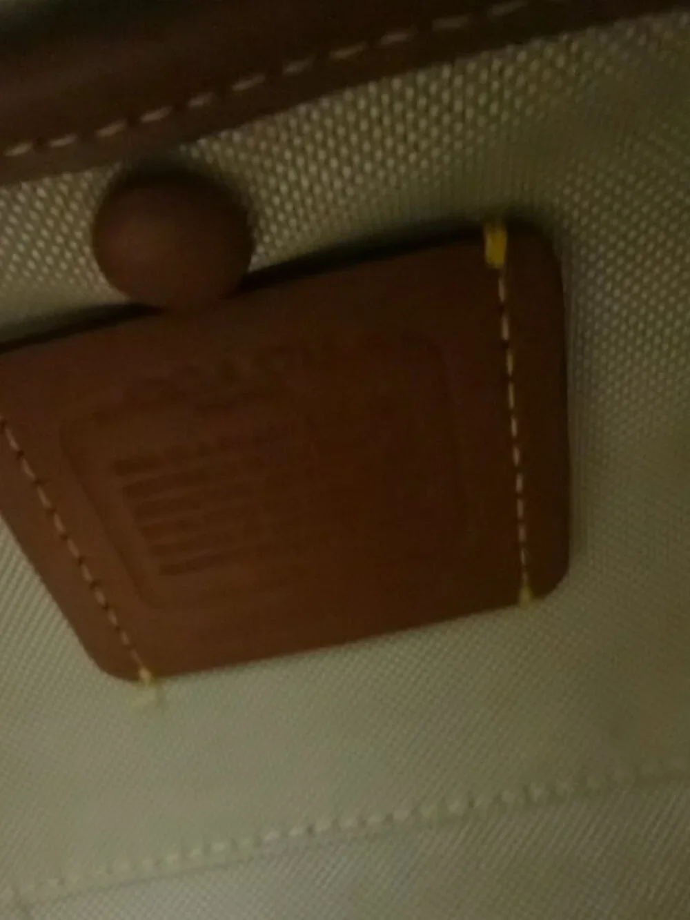 Coach Dark Brown Leather Hobo Shoulder Bag